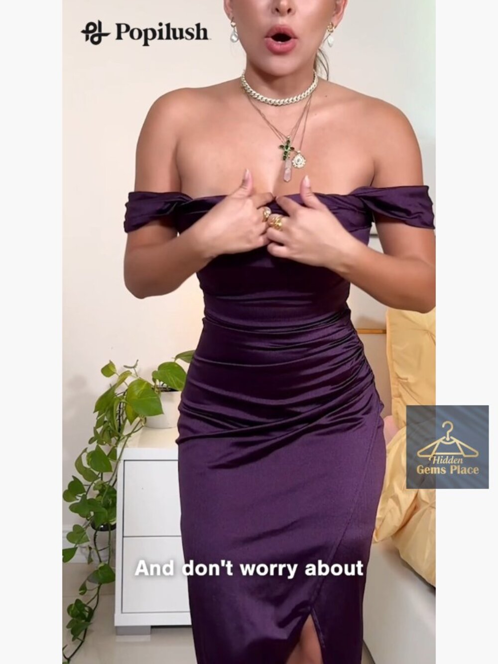 Maxi Dress with Built-in Shapewear, Off Shoulder Bodycon Formal Gown - Picture 7 of 7